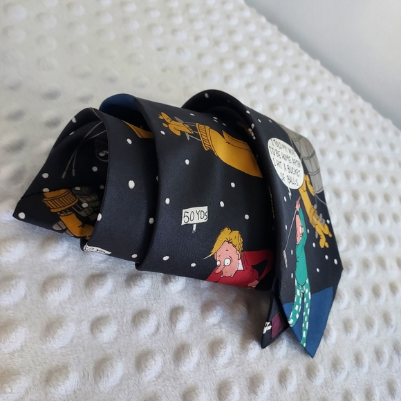 Vintage Golf Tie Richard Torrey Necktie Bench Warmers NWT 100% Silk Bucket Balls - Picture 4 of 12